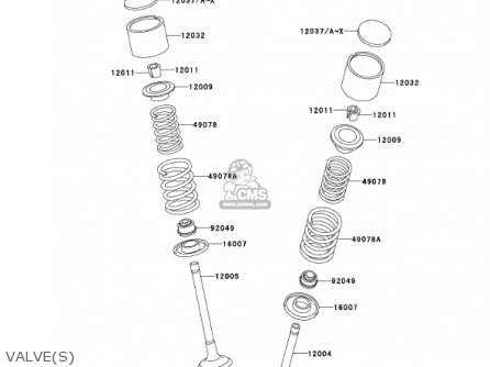 VALVE(S) - KL650A15 KLR650 2001 USA CALIFORNIA CANADA