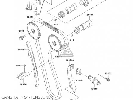 CAMSHAFT(S)/TENSIONER - KL650A15 KLR650 2001 USA CALIFORNIA CANADA