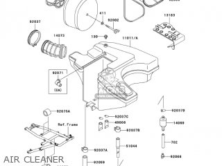 Kawasaki KL650A17 KLR650 2003 USA CALIFORNIA CANADA parts lists