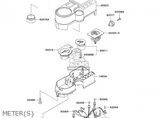 Kawasaki KL650A17 KLR650 2003 USA CALIFORNIA CANADA parts lists