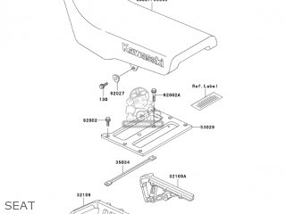 SEAT - KL650A17 KLR650 2003 USA CALIFORNIA CANADA