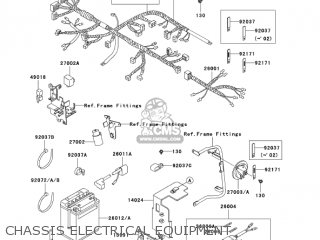 CHASSIS ELECTRICAL EQUIPMENT - KL650A18 KLR650 2004 USA CALIFORNIA CANADA