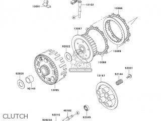 CLUTCH - KL650A19 KLR650 2005 USA CALIFORNIA CANADA