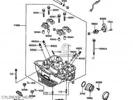 Kawasaki KL650A2 KLR650 1988 EUROPE UK FR AR FG GR IT NR SD SP ST parts