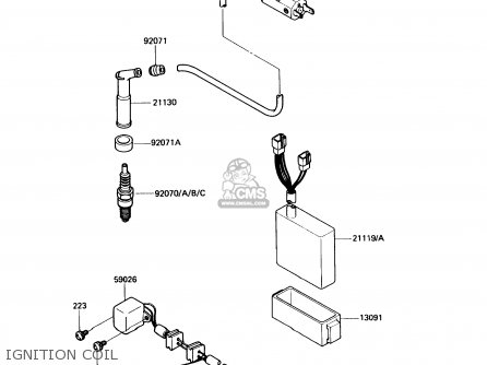 IGNITION COIL - KL650A4 KLR650 1990 USA CALIFORNIA CANADA