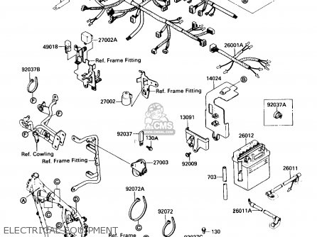 ELECTRICAL EQUIPMENT - KL650A5 KLR650 1991 USA CALIFORNIA CANADA