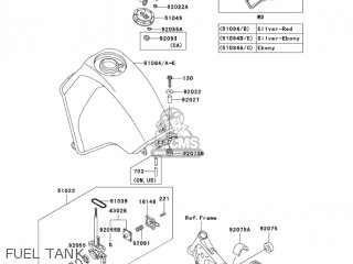 FUEL TANK - KL650A6F KLR650 2006 USA CALIFORNIA CANADA