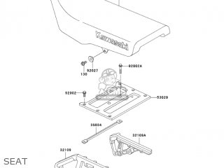 SEAT - KL650A6F KLR650 2006 USA CALIFORNIA CANADA