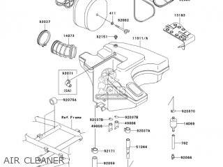 AIR CLEANER - KL650A7F KLR650 2007 USA CALIFORNIA CANADA