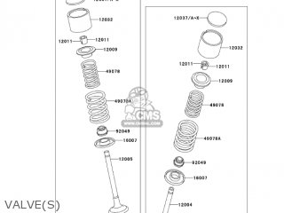 VALVE(S) - KL650A7F KLR650 2007 USA CALIFORNIA CANADA