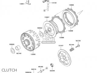 CLUTCH - KL650A7F KLR650 2007 USA CALIFORNIA CANADA