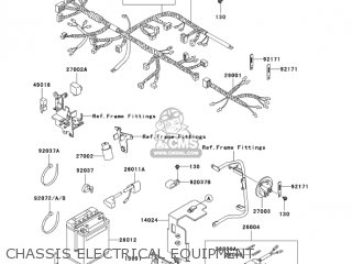 CHASSIS ELECTRICAL EQUIPMENT - KL650A7F KLR650 2007 USA CALIFORNIA CANADA