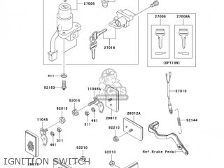 IGNITION SWITCH - KL650A7F KLR650 2007 USA CALIFORNIA CANADA
