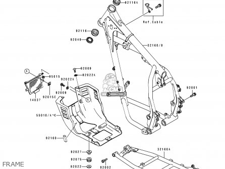FRAME - KL650B1 TENGAI 1989 EUROPE UK FR AR FG GR IT NR SD SP ST