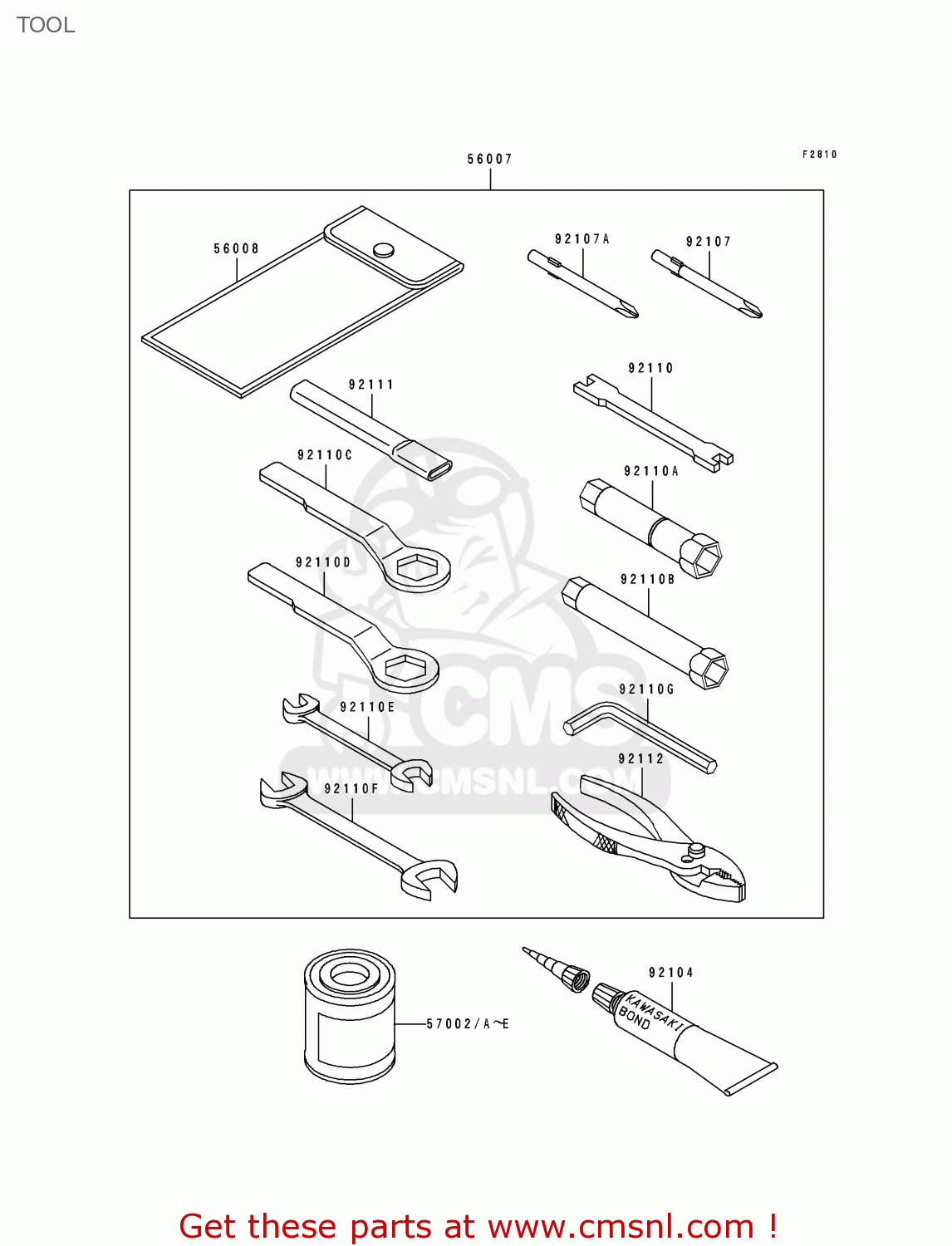 TOOL KL650B2 TENGAI 1990 EUROPE UK FR AR FG GR IT NR SD SP ST