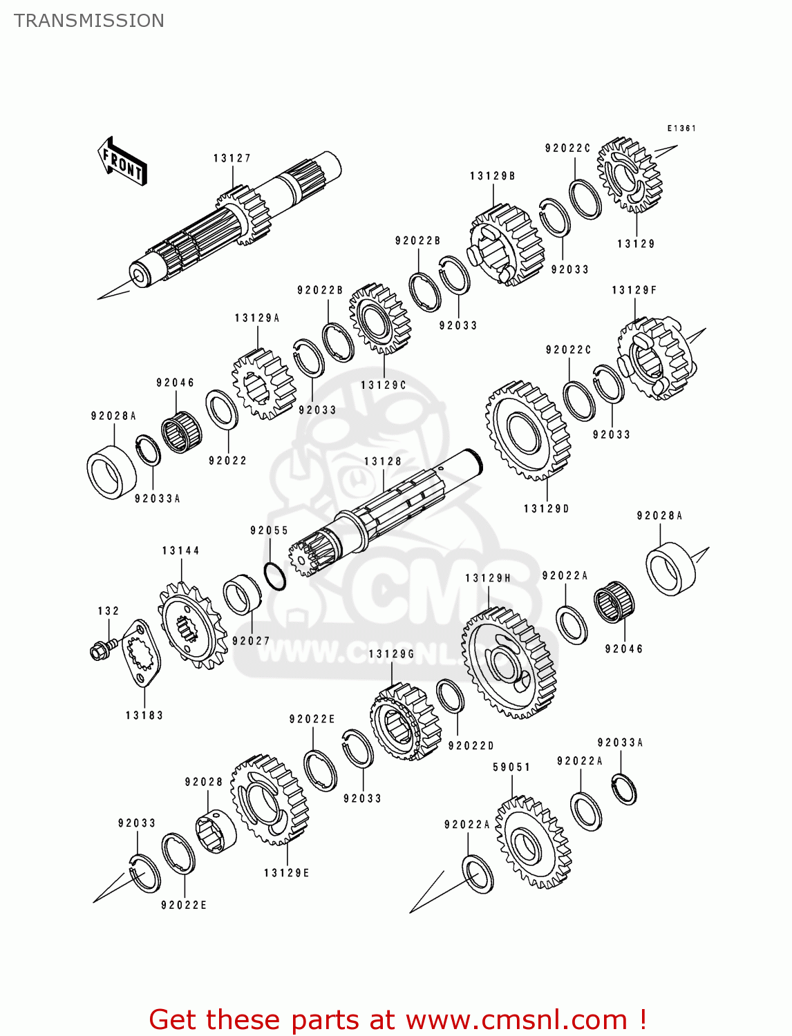TRANSMISSION KL650B2 TENGAI 1990 USA CALIFORNIA CANADA