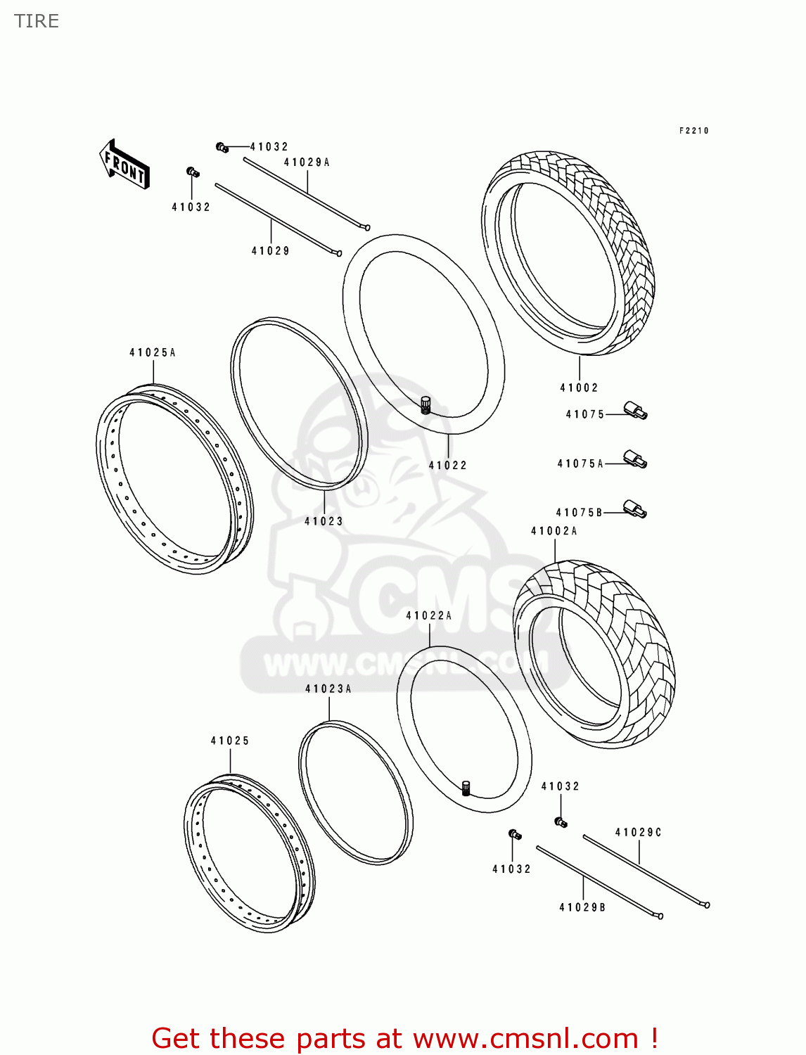 TIRE KL650B2 TENGAI 1990 USA CALIFORNIA CANADA