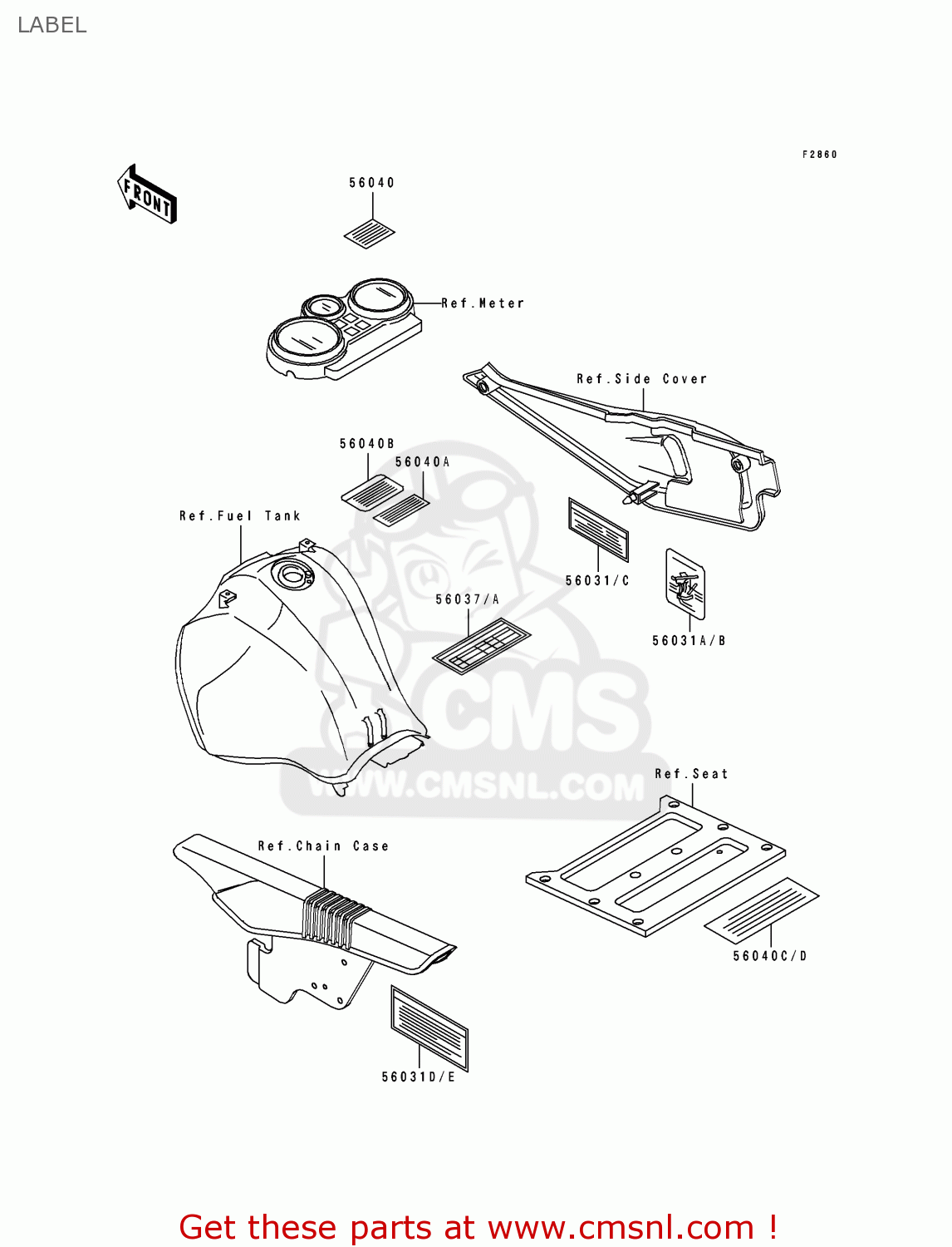 LABEL KL650B2 TENGAI 1990 USA CALIFORNIA CANADA