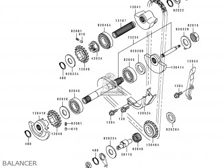 BALANCER - KL650B2 TENGAI 1990 USA CALIFORNIA CANADA