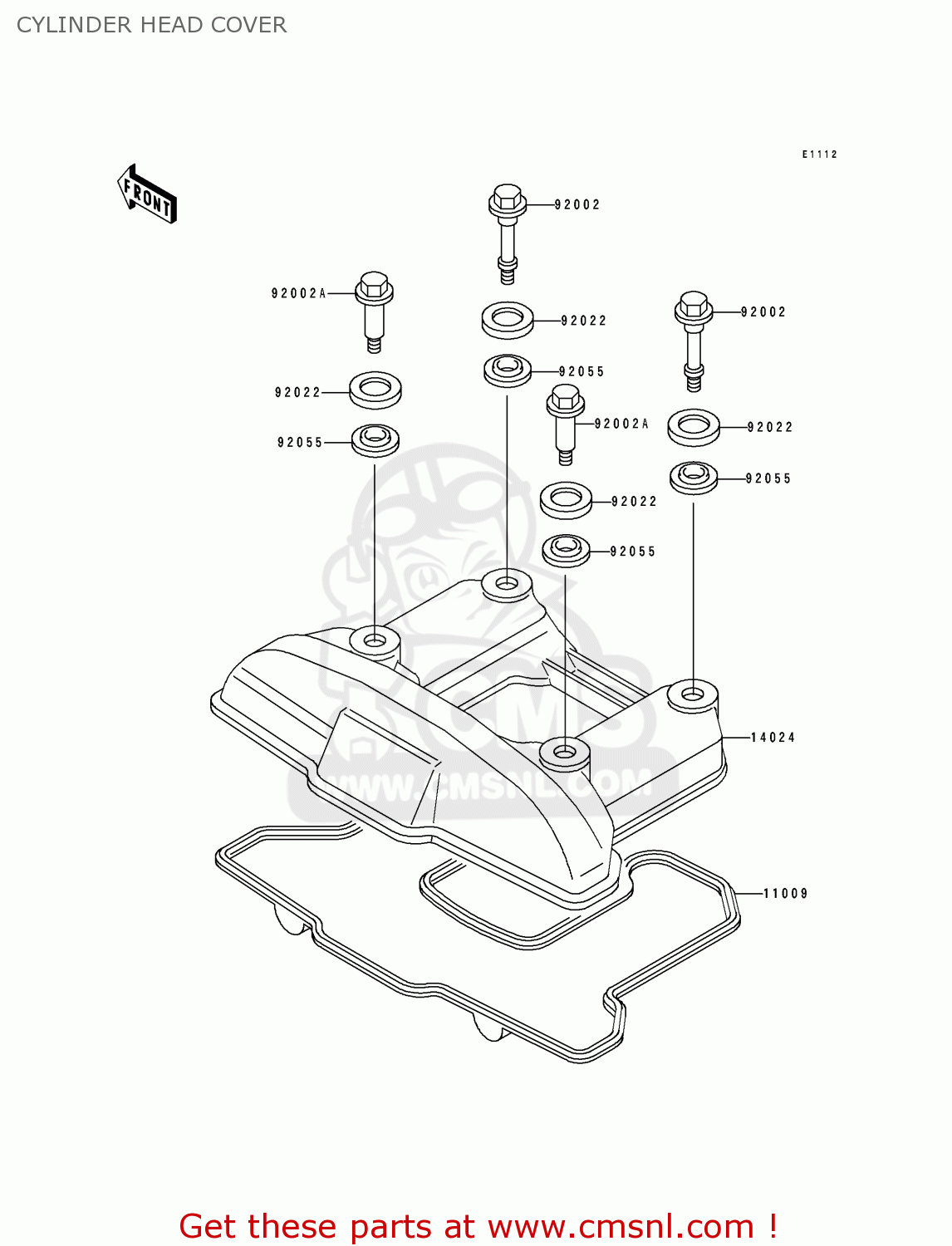 CYLINDER HEAD COVER KL650B3 TENGAI 1991 CANADA
