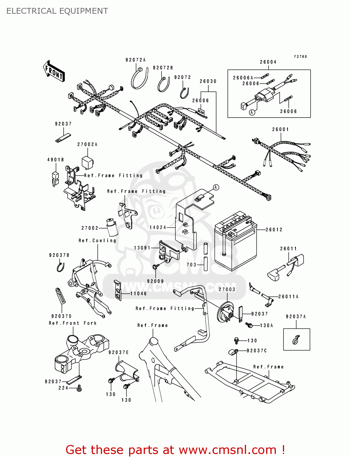 ELECTRICAL EQUIPMENT KL650B3 TENGAI 1991 CANADA