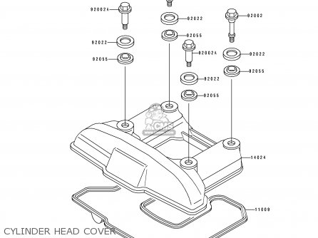 CYLINDER HEAD COVER - KL650B3 TENGAI 1991 CANADA