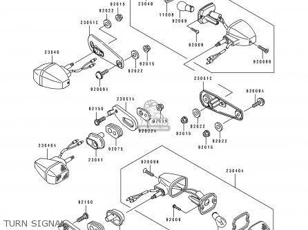 TURN SIGNAL - KL650B3 TENGAI 1991 CANADA