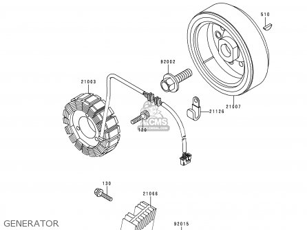 GENERATOR - KL650C6 KLR650 2000 CANADA