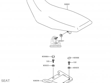 SEAT - KL650C6 KLR650 2000 CANADA