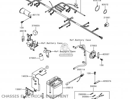 CHASSIS ELECTRICAL EQUIPMENT - KL650C6 KLR650 2000 CANADA