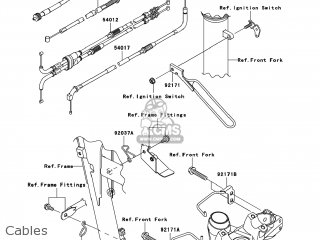 Kawasaki KL650E8F KLR650 2008 USA parts lists and schematics