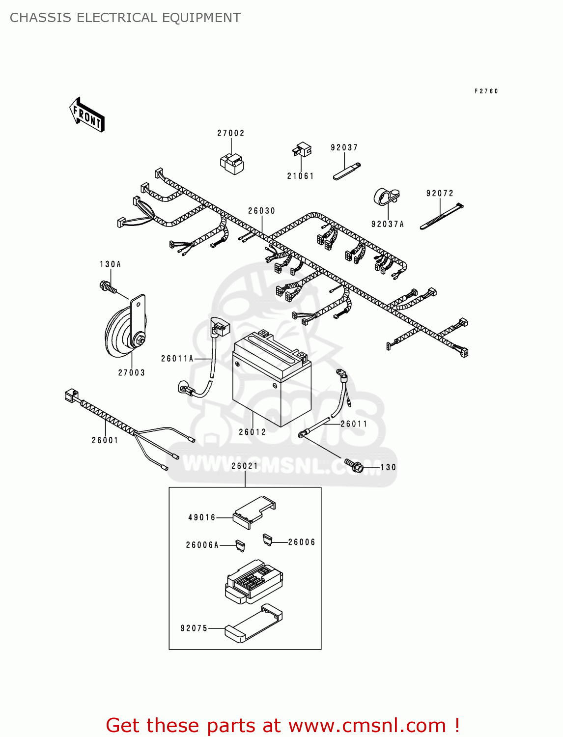 CHASSIS ELECTRICAL EQUIPMENT KLE250-A3 1997 GREECE