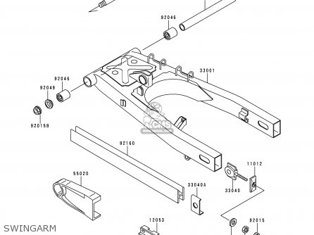 SWINGARM - KLE250-A3 1997 GREECE