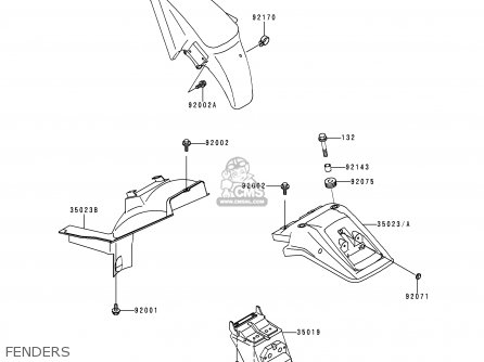 FENDERS - KLE250-A3 1997 GREECE