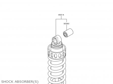 SHOCK ABSORBER(S) - KLE250-A3 1997 GREECE