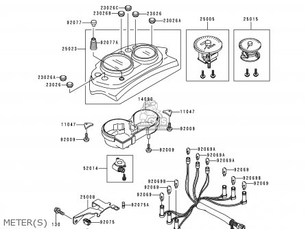 METER(S) - KLE250-A3 1997 GREECE