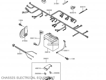 CHASSIS ELECTRICAL EQUIPMENT - KLE250-A3 1997 GREECE