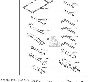 OWNER'S TOOLS - KLE250-A3 1997 GREECE