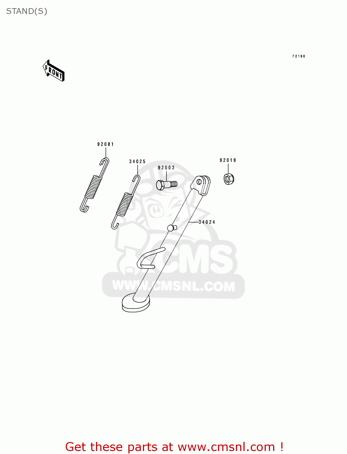 STAND(S) KLE500A1 1991 EUROPE UK FR AR FG GR IT NR SD SP ST