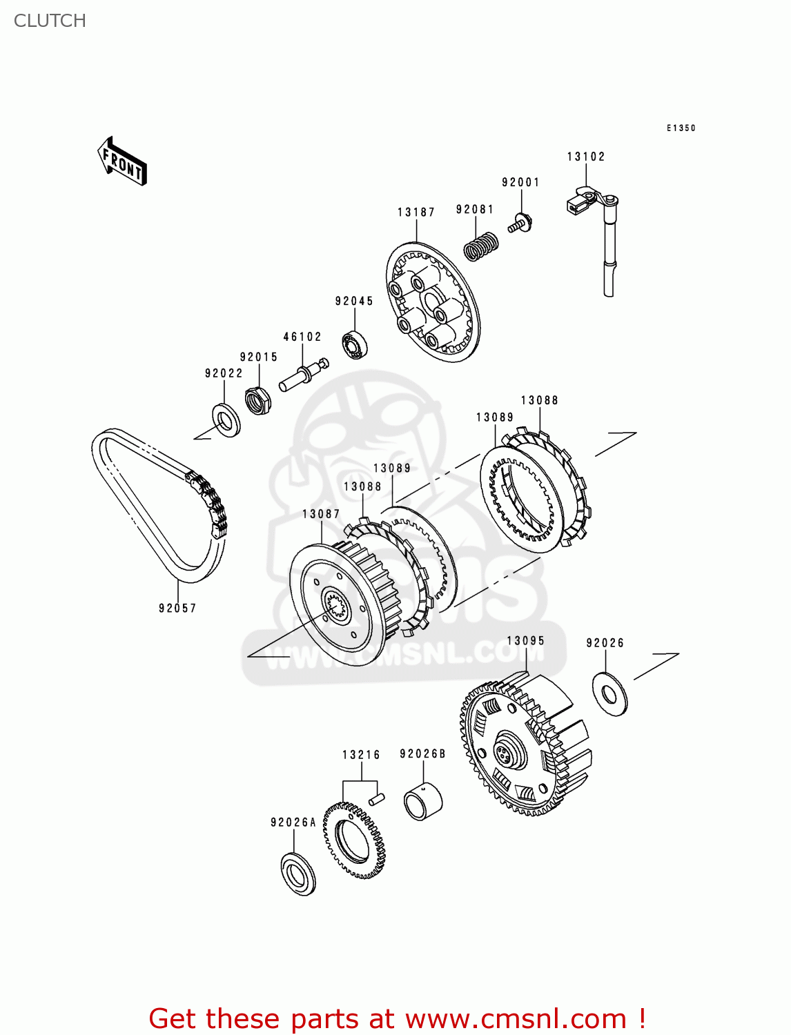 CLUTCH KLE500A10 2000 IS