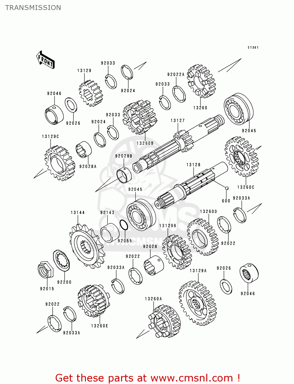 TRANSMISSION KLE500A10 2000 IS