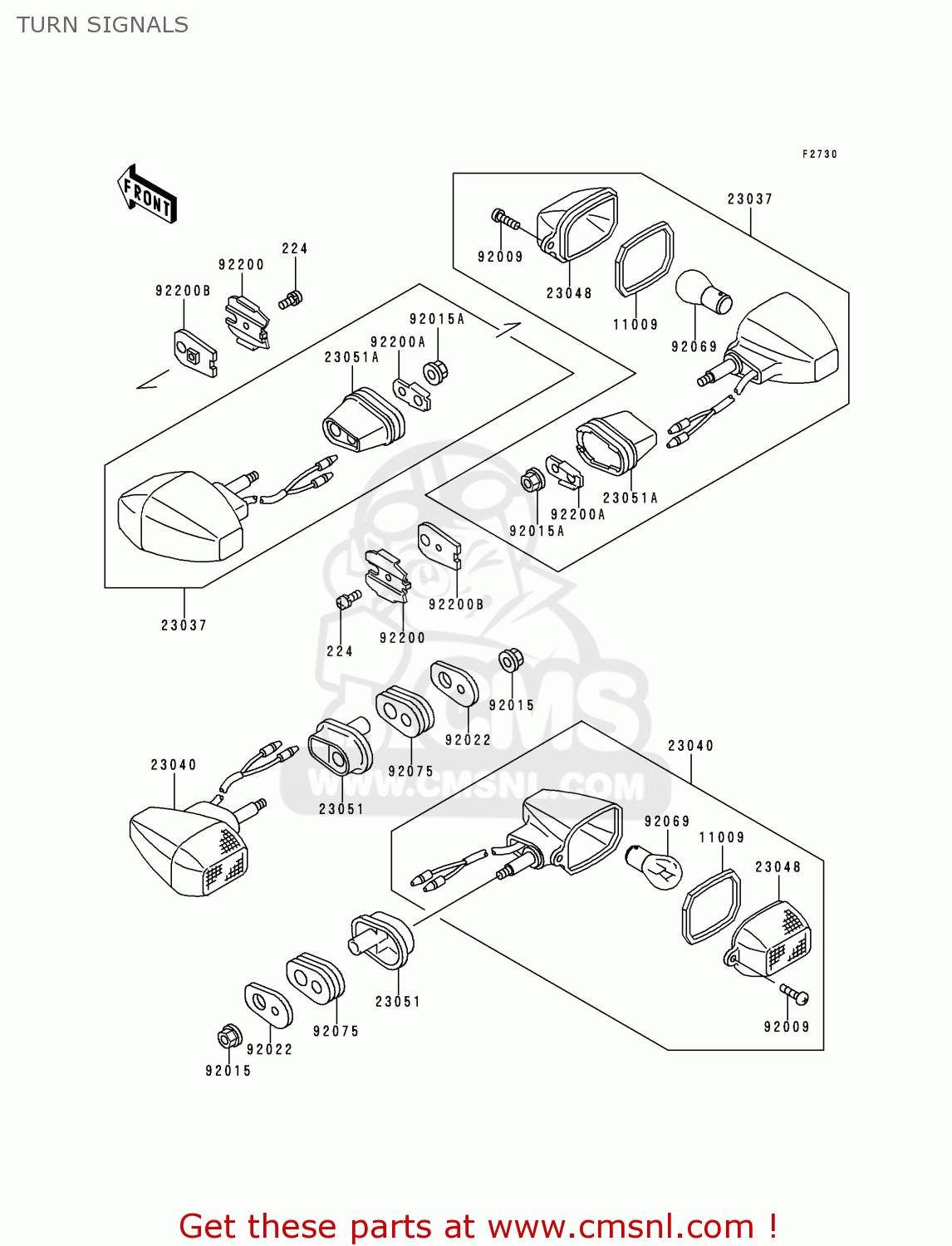 TURN SIGNALS KLE500A10 2000 IS