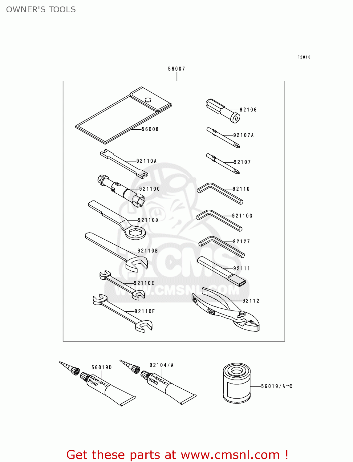 OWNER'S TOOLS KLE500A10 2000 IS