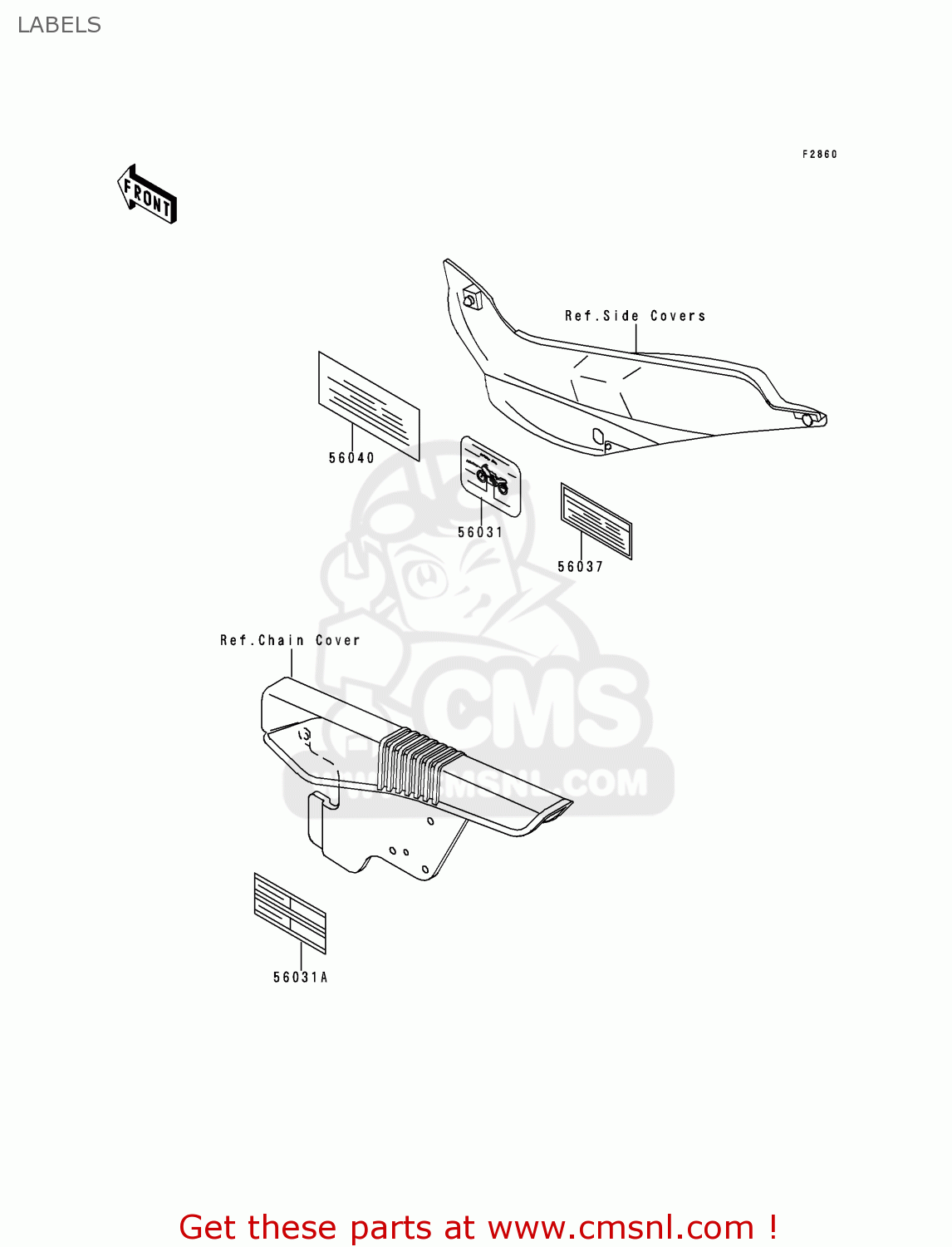 LABELS KLE500A10 2000 IS