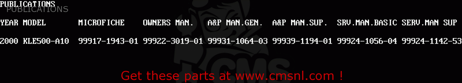 PUBLICATIONS KLE500A10 2000 IS