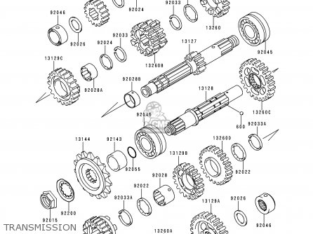 TRANSMISSION - KLE500A10 2000 IS