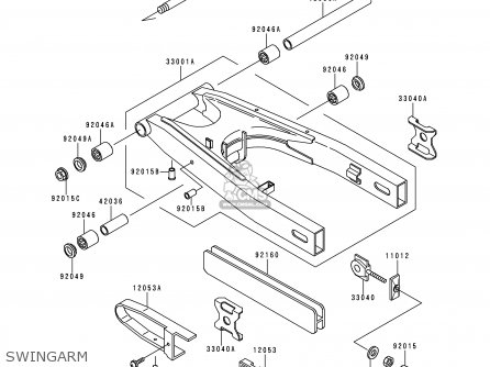 SWINGARM - KLE500A10 2000 IS
