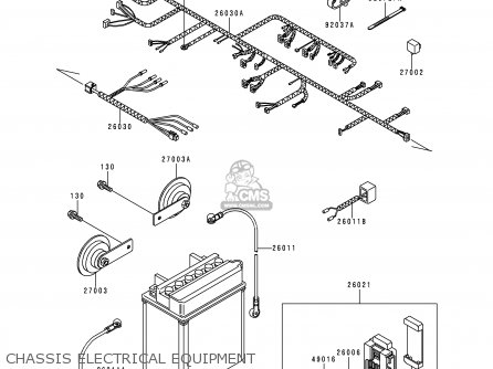 CHASSIS ELECTRICAL EQUIPMENT - KLE500A10 2000 IS