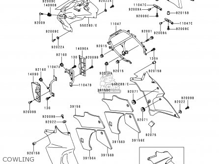 COWLING - KLE500A10 2000 IS