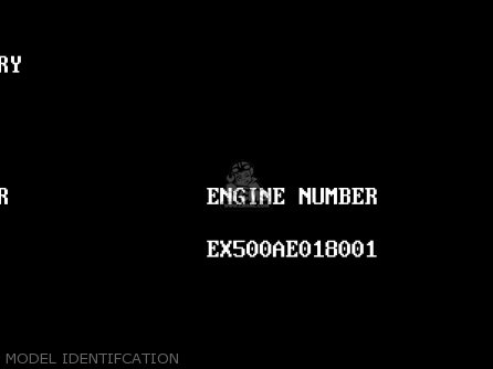 MODEL IDENTIFCATION - KLE500A10 2000 IS